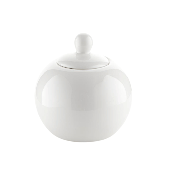Cukierniczka Porcelanowa z Pokrywką 300 ml – Biała