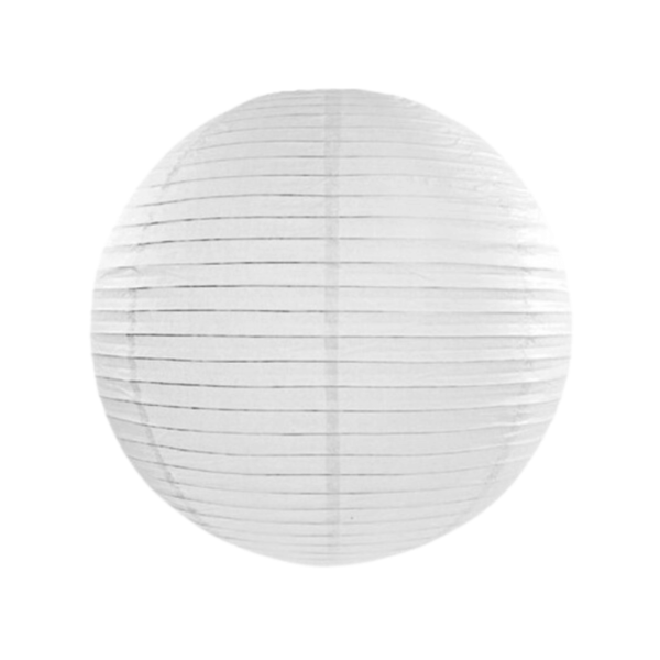 Lampa Dekoracyjna Kula Papierowa Biała