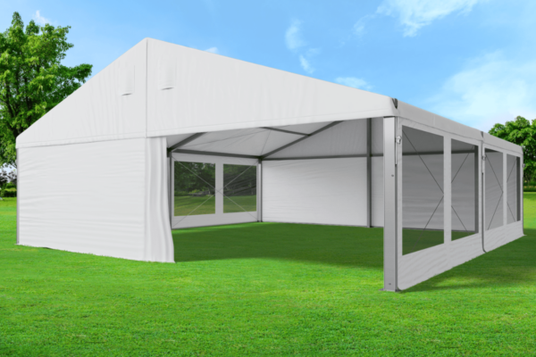 Hala Magazynowa 10x10x5 m – Aluminiowa, Poszycie PVC - obrazek 2