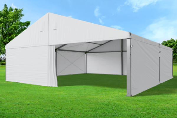 Hala Magazynowa 10x10x5 m – Aluminiowa, Poszycie PVC - obrazek 3