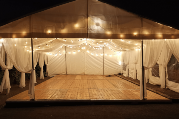 Podłoga Drewniana Modułowa 10X26 m - Lakierowana, na Stelażu - obrazek 3