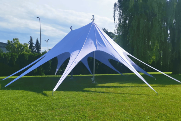 Namiot Gwiazda Dwumasztowy 17,2 m – Biały - obrazek 15