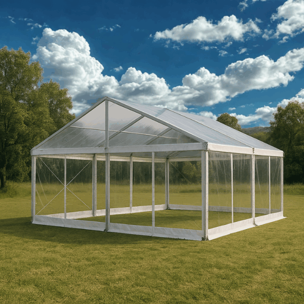 Hala Namiotowa Transparentna 10x10x3 m Aluminiowa - obrazek 4