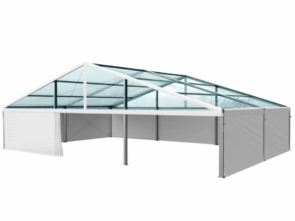 Hala Namiotowa Transparentna 15x55x3 m Aluminiowa - obrazek 2