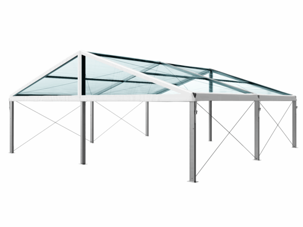 Hala Namiotowa Transparentna 10x10x3 m Aluminiowa - obrazek 3