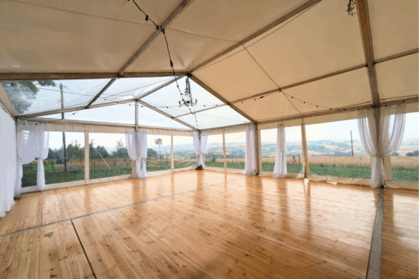 Hala Namiotowa Transparentna 10x10x3 m Aluminiowa - obrazek 6