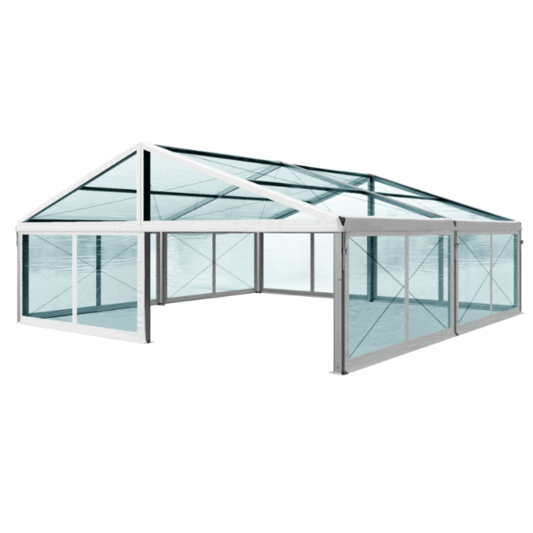 Hala Namiotowa Transparentna 10x10x3 m Aluminiowa