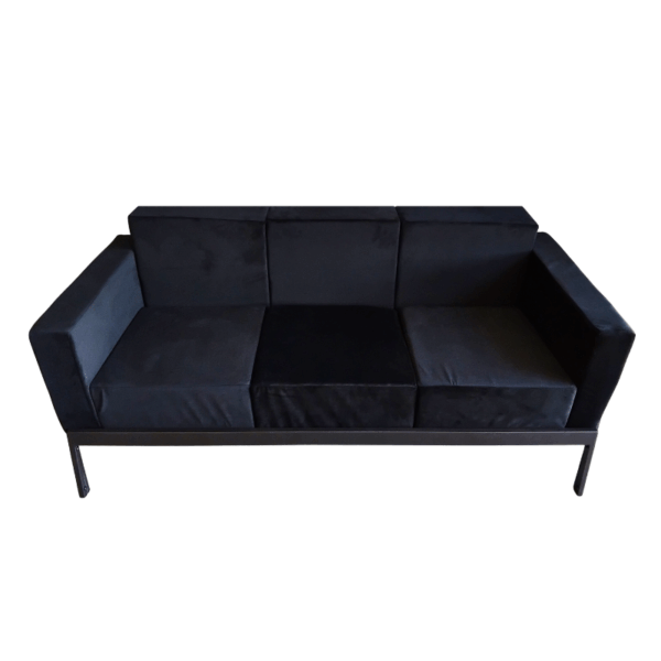 Sofa Eventowa Maxi Czarna – 3-osobowa z Kolekcji V