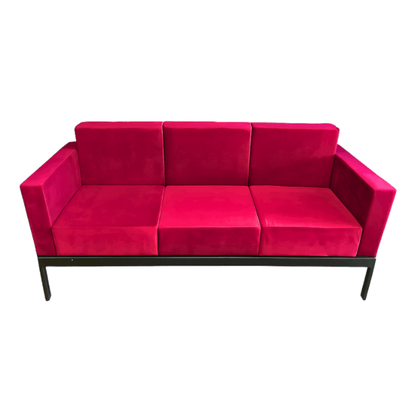 Sofa Eventowa Maxi Czerwona – 3-osobowa z Kolekcji V