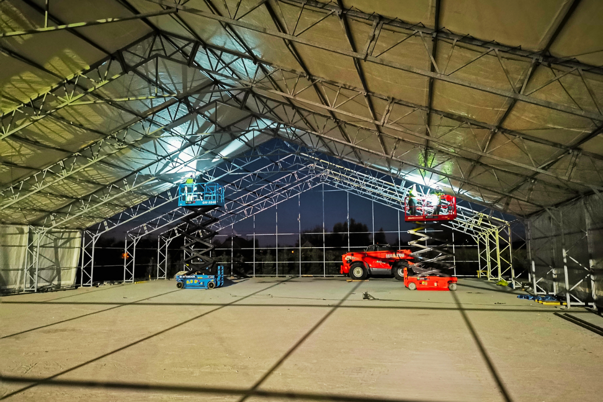 wynajem hali namiotowej i magazynowej